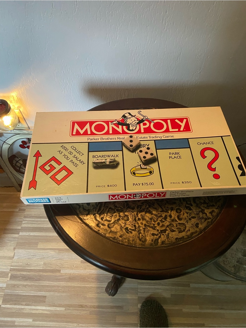Source Unknown Monopoly Board Game - Beige, Red, Black